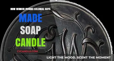 Colonial Days: Women's Craft of Soap and Candle-Making