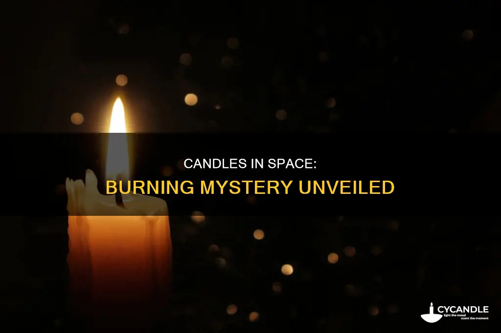 how would a candle look in zero gravity