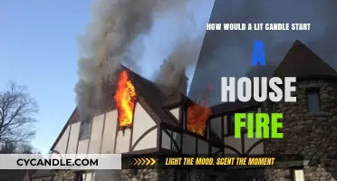 Candle Flames: How They Cause House Fires