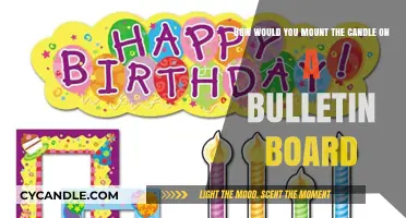 Mounting Candles: Bulletin Board Tricks and Tips
