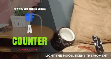 Effective Ways to Remove Melted Candles from Counters