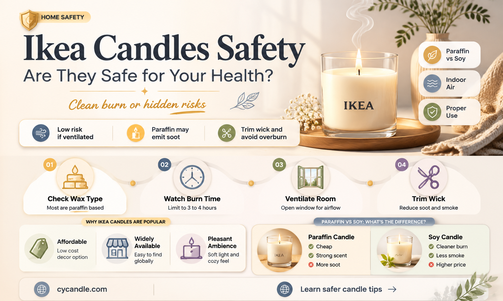 are ikea candles bad for you