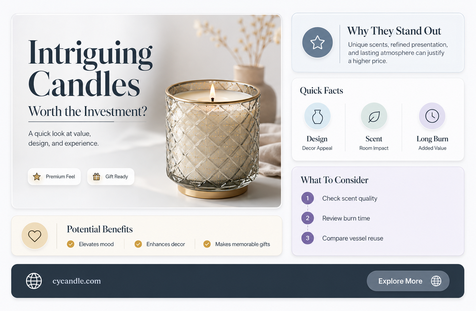 are interesting candles worth any money
