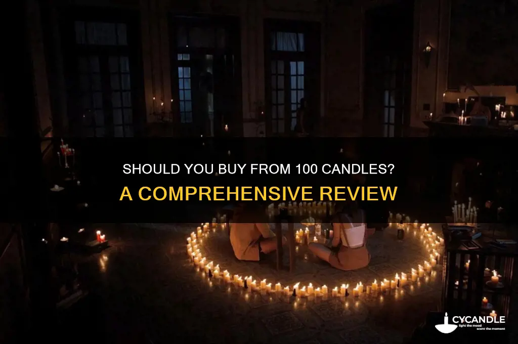 is 100 candles good to buy from