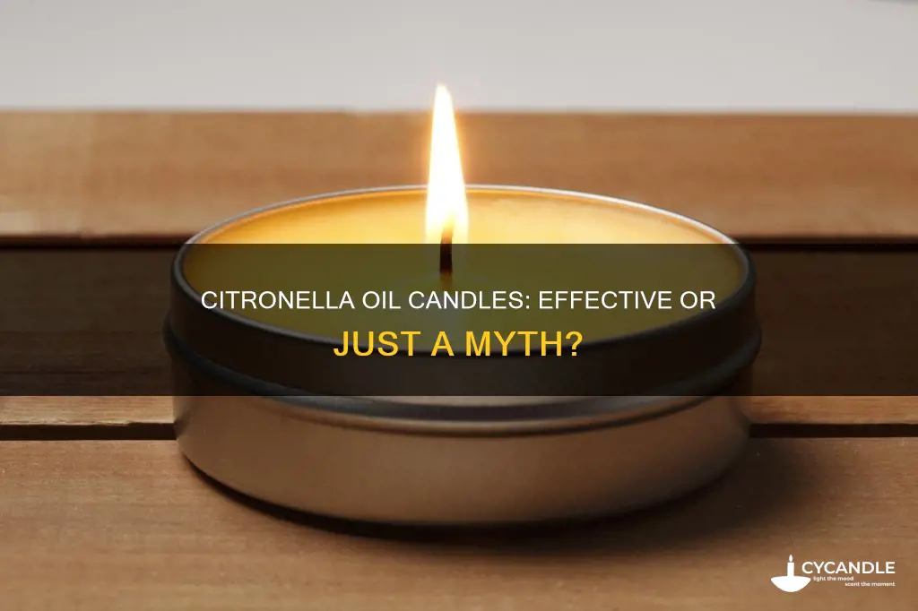 is 3 citronella oil in a candle good