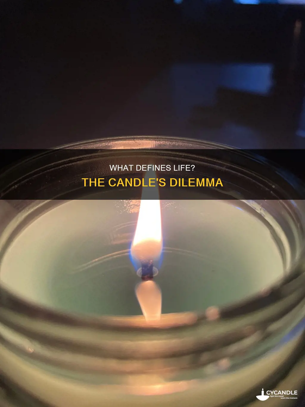 is a candle alive