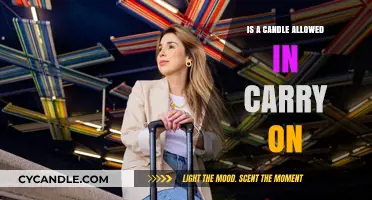 Traveling with Candles: Carry-On Allowance
