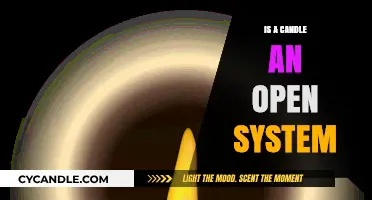 The Burning Question: Are Candles Open Systems?