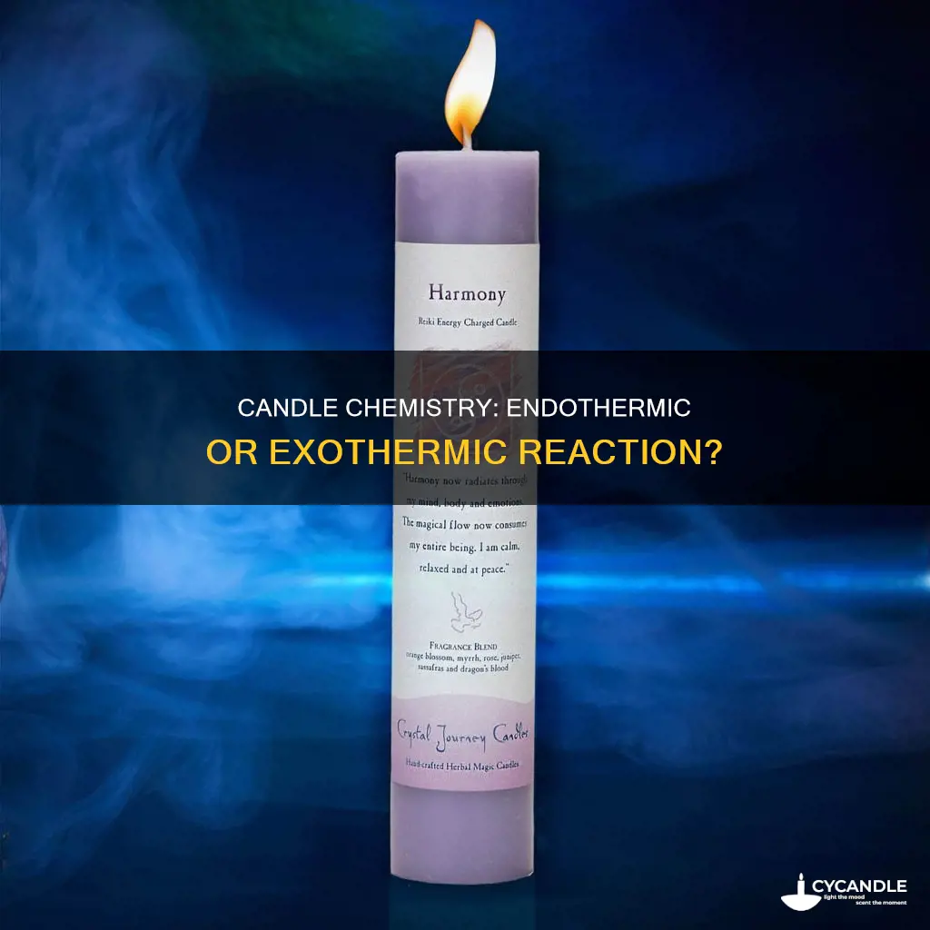 is a candle endothermic or exothermic