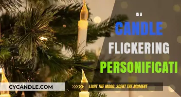Candle's Dance: Personification of Flickering Flames