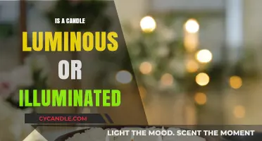 Candles: Luminous or Illuminated?