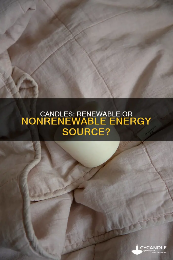 is a candle renewable or nonrenewable