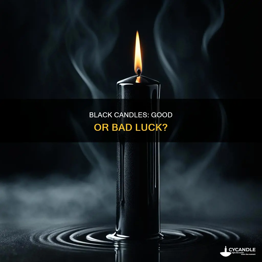 is a filled black candle good or bad