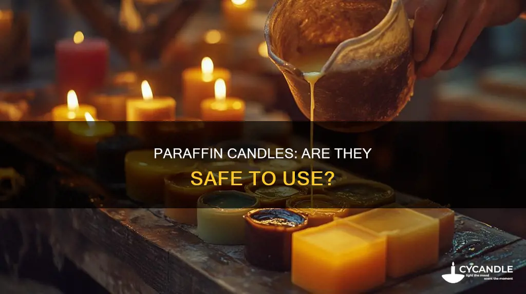 is a little araffin in a candle ok
