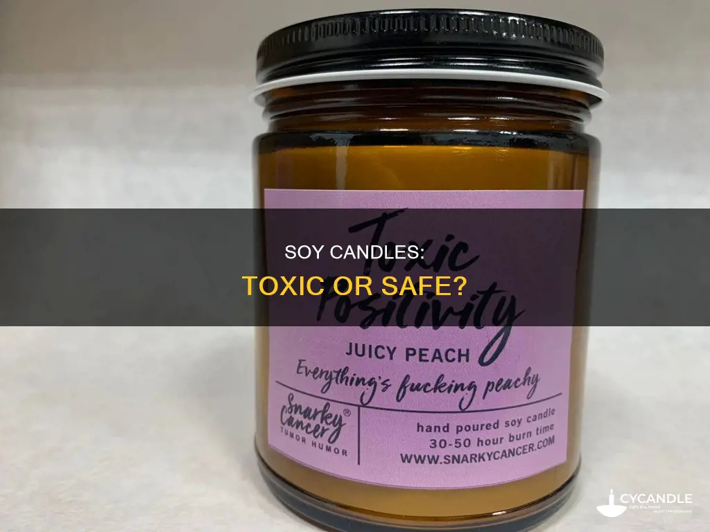 is a soy blend candle toxic
