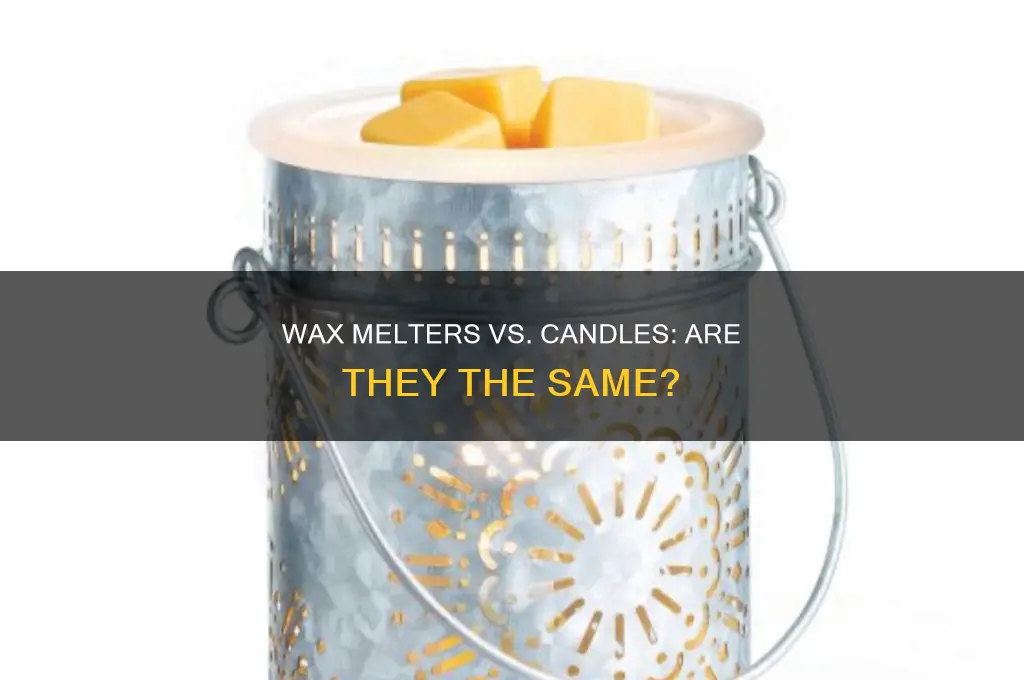 is a wax melter the same as burning a candle
