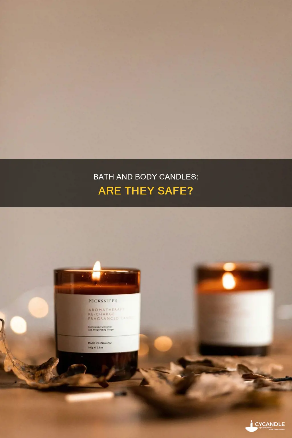is bath and body candles bad for you