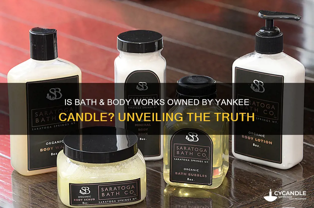 is bath and body works owned by yankee candle