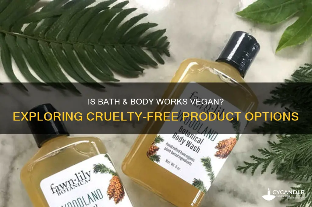 is bath and body works vegan