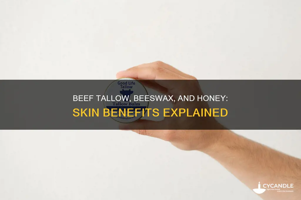 is beef tallow beeswax and honey good for skin