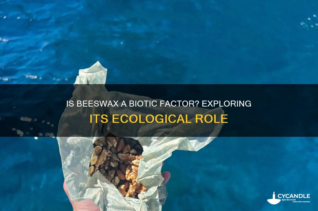 is beeswax a biotic factor