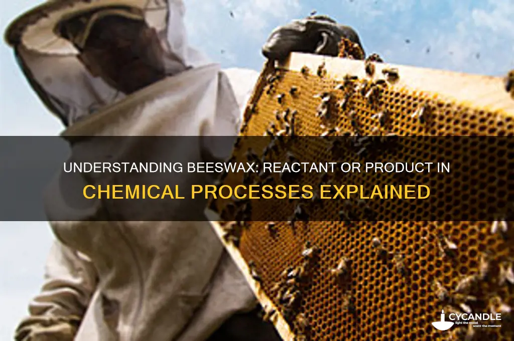 is beeswax a reactant or product