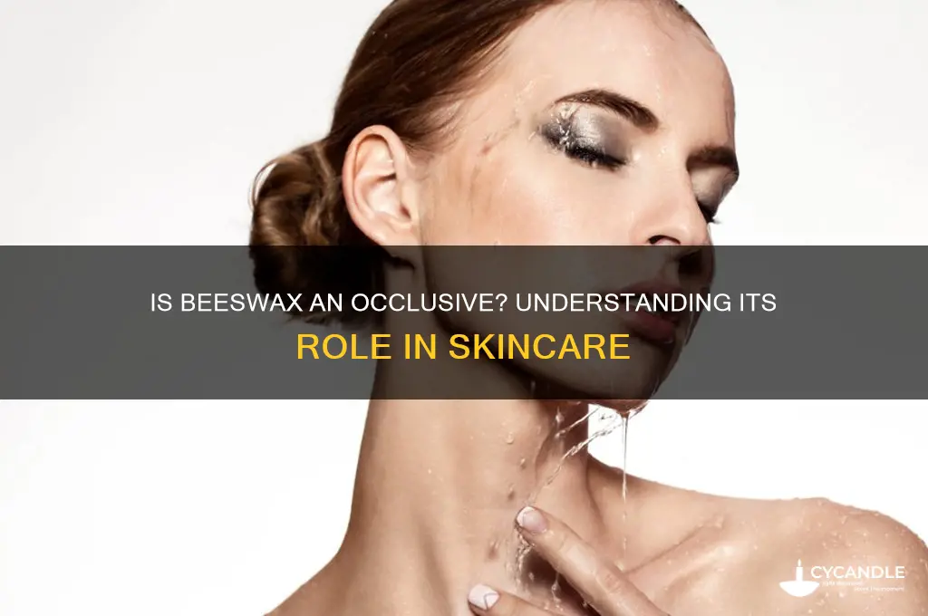 is beeswax an occlusive