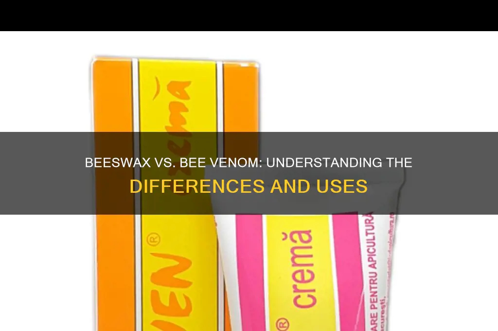is beeswax bee venom