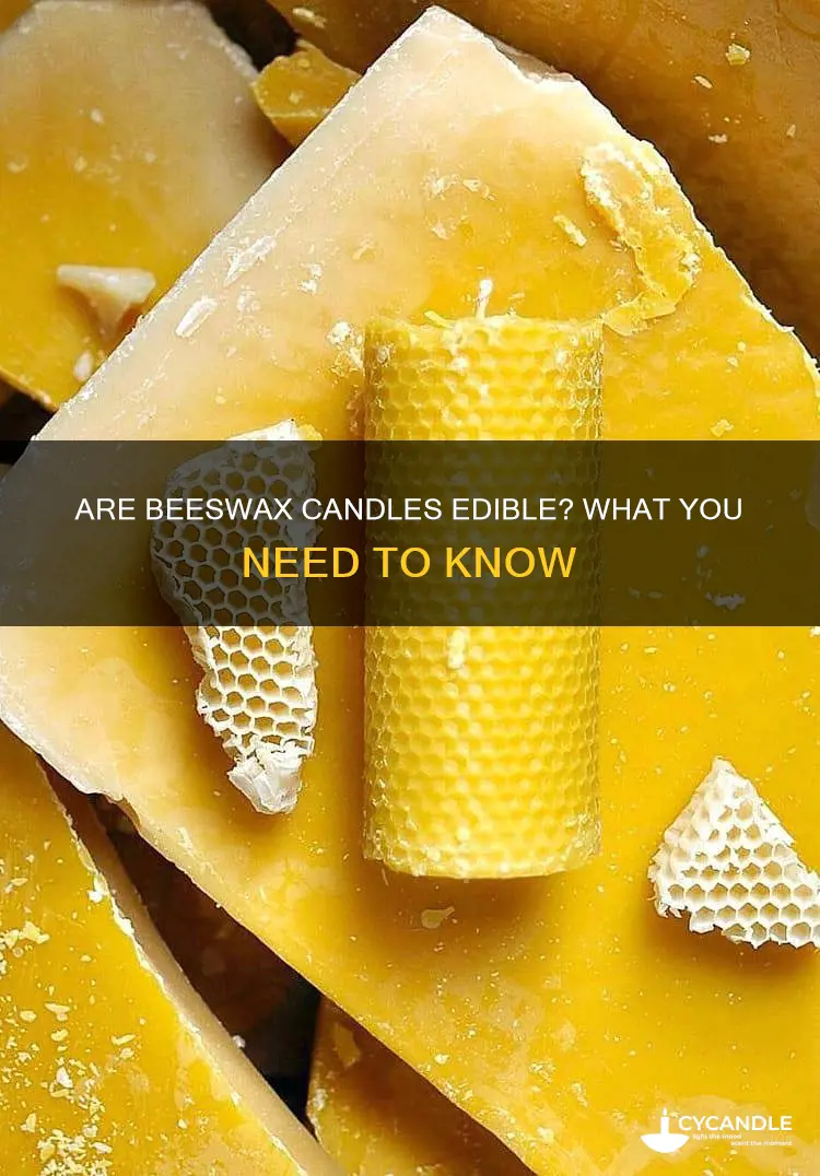 is beeswax candles edible