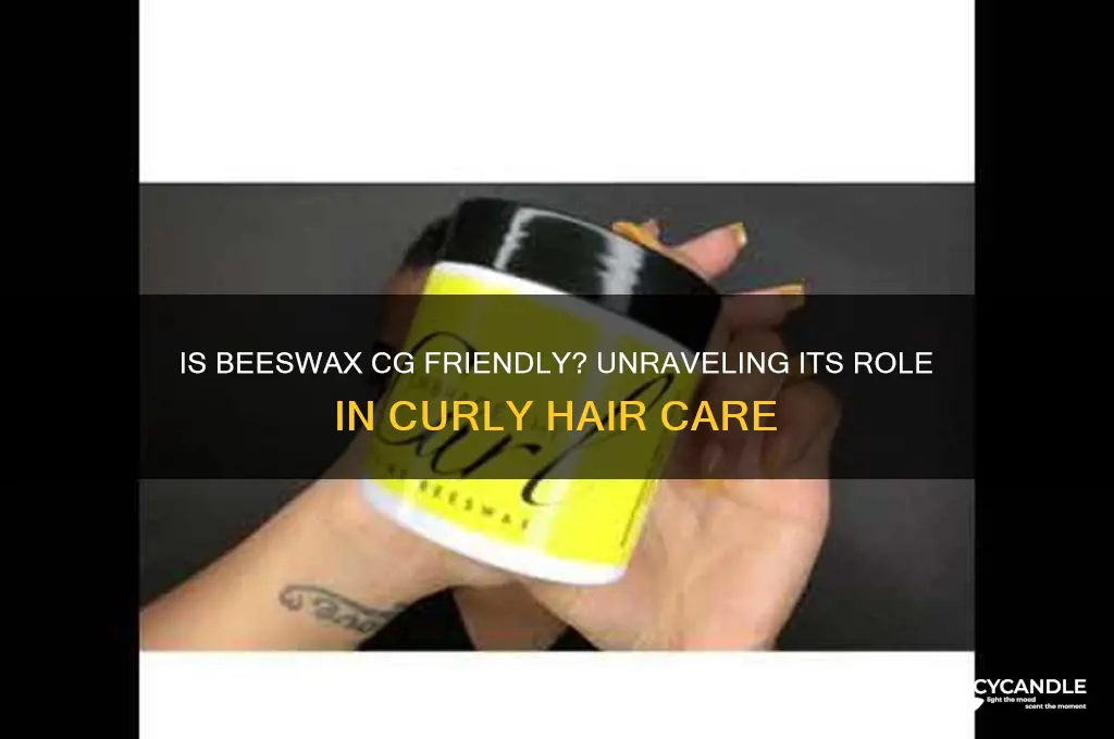 is beeswax cg friendly