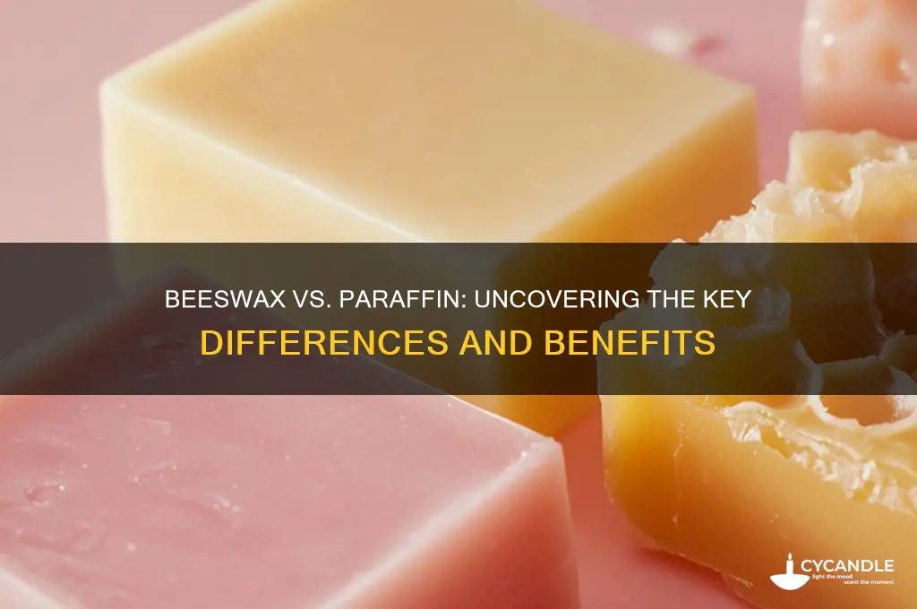 is beeswax different than paraffin