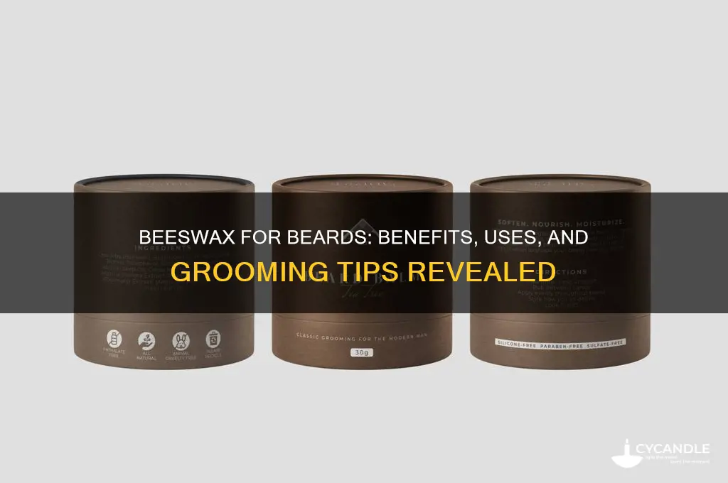 is beeswax good for beards