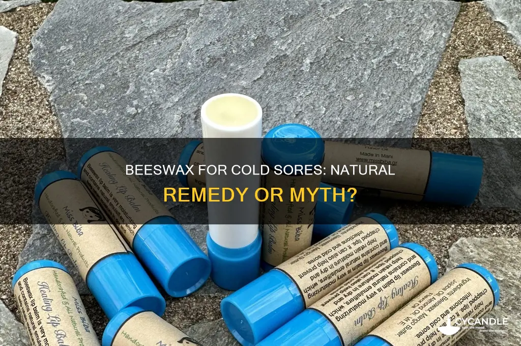 is beeswax good for cold sores