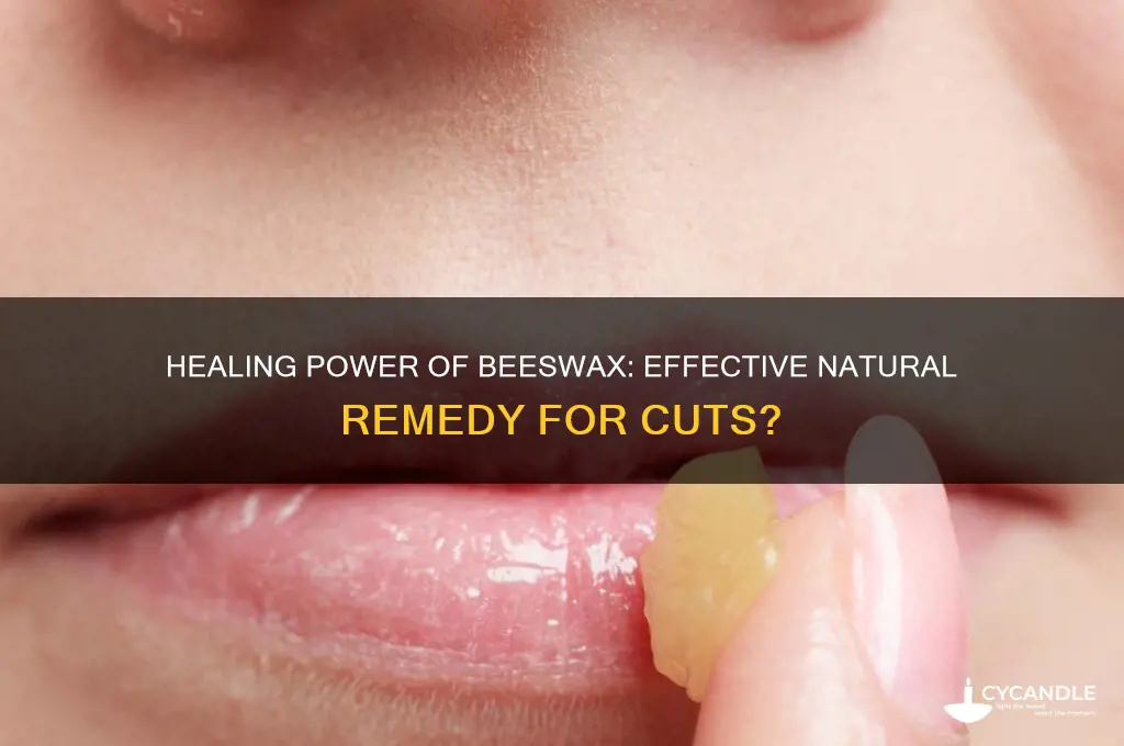 is beeswax good for cuts