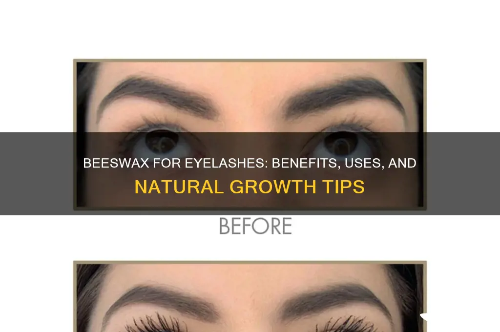is beeswax good for eyelashes