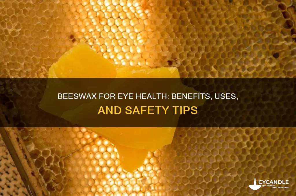 is beeswax good for eyes