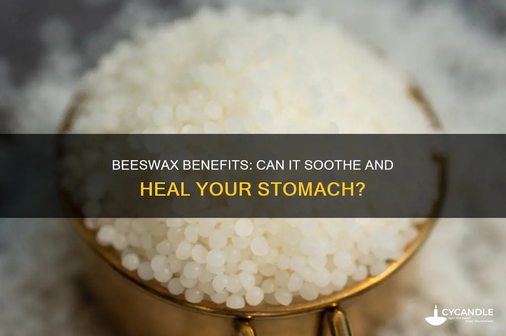 is beeswax good for stomach