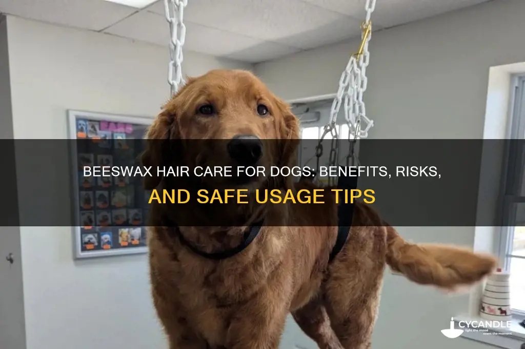is beeswax hair care good for a dog