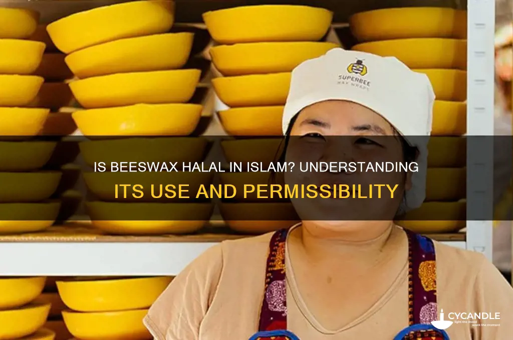 is beeswax halal islam
