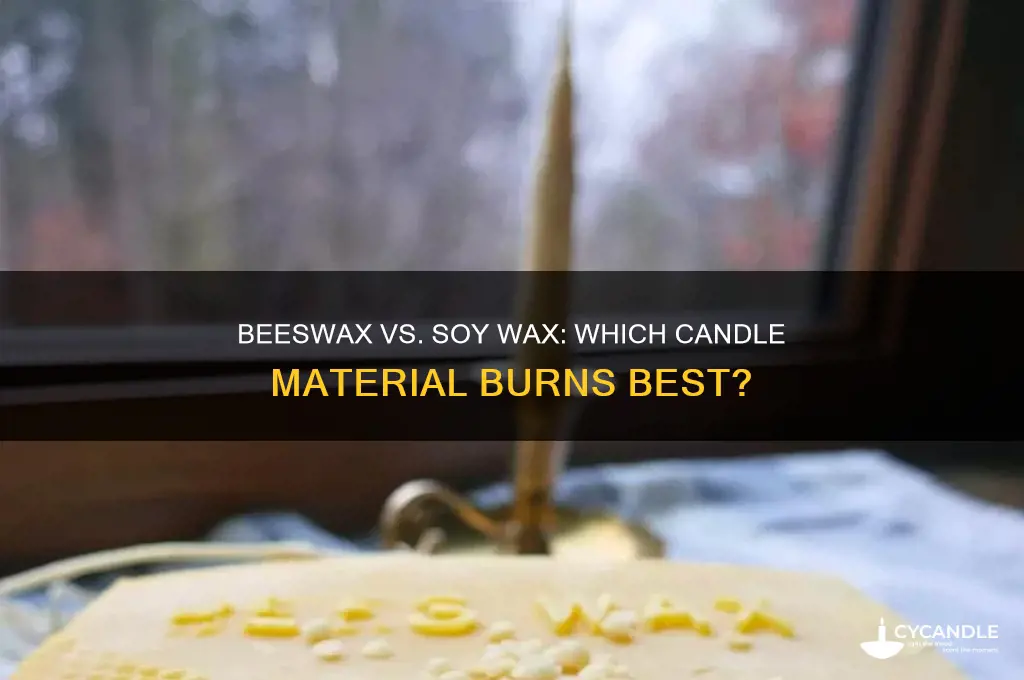 is beeswax or soy wax better for candles