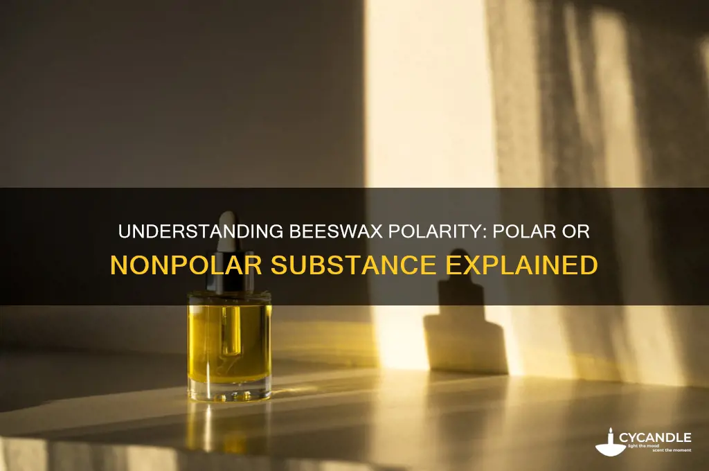is beeswax polar or nonpolar