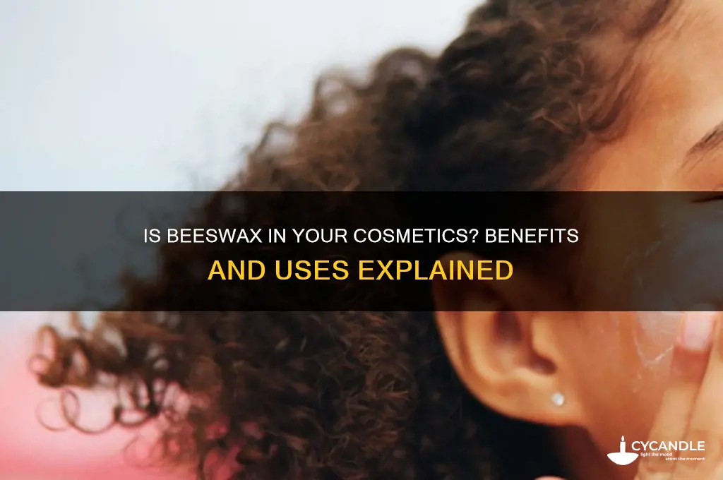 is beeswax used in cosmetics