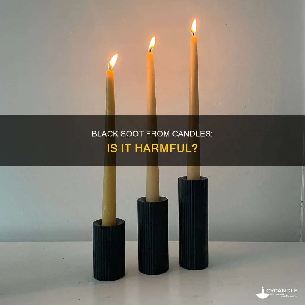 is black soot from candles dangerous