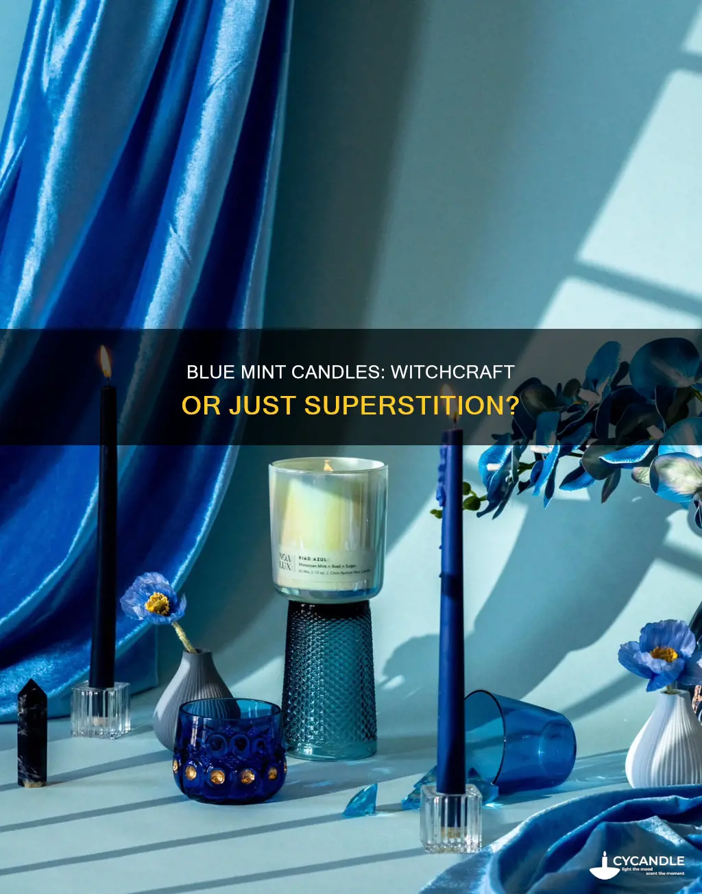 is blue mint candles witchcraft