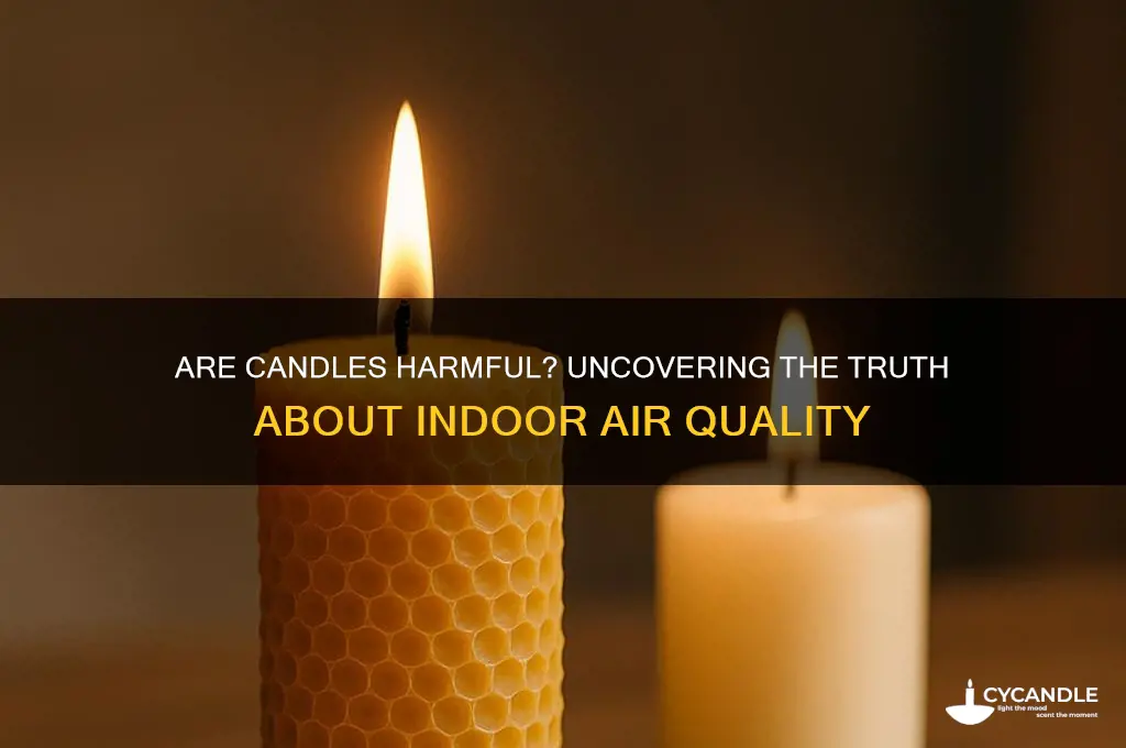 is burning a candle bad for you