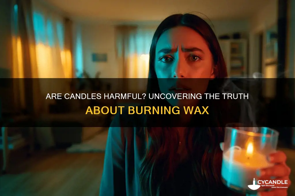 is burning a candle harmful