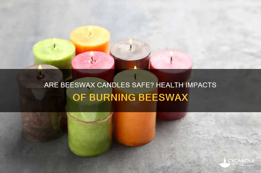 is burning beeswax candles bad for you