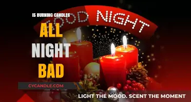 Burning Candles All Night: Health Risks and Safety Concerns Explained