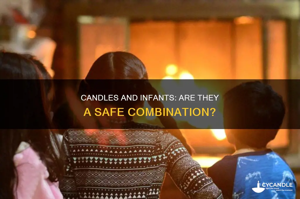 is burning candles around infants bad