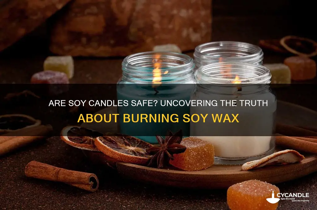 is burning soy candles bad for you